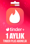 Tinder Plus Abonelik - 1 Ay (TR)